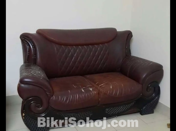 নাদিয়া ব্র্যান্ড এর লেদার সোফা (3+2+2)